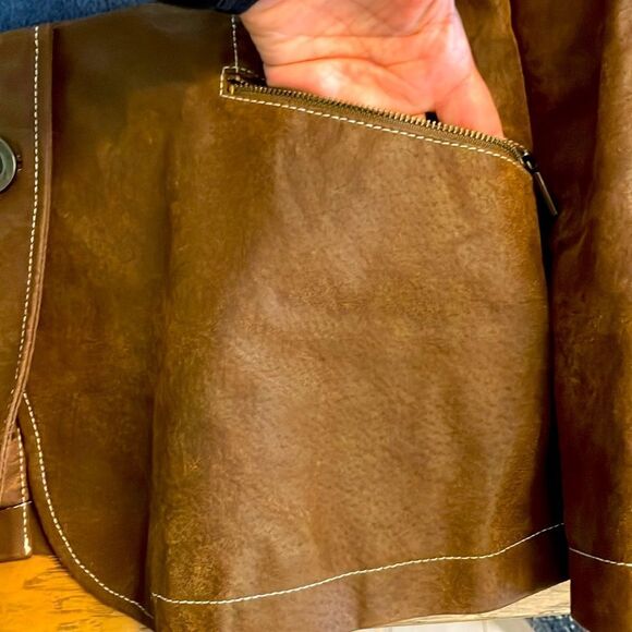 BRADLEY BAYOU OILED LEATHER JACKET. - Picture 6 of 13